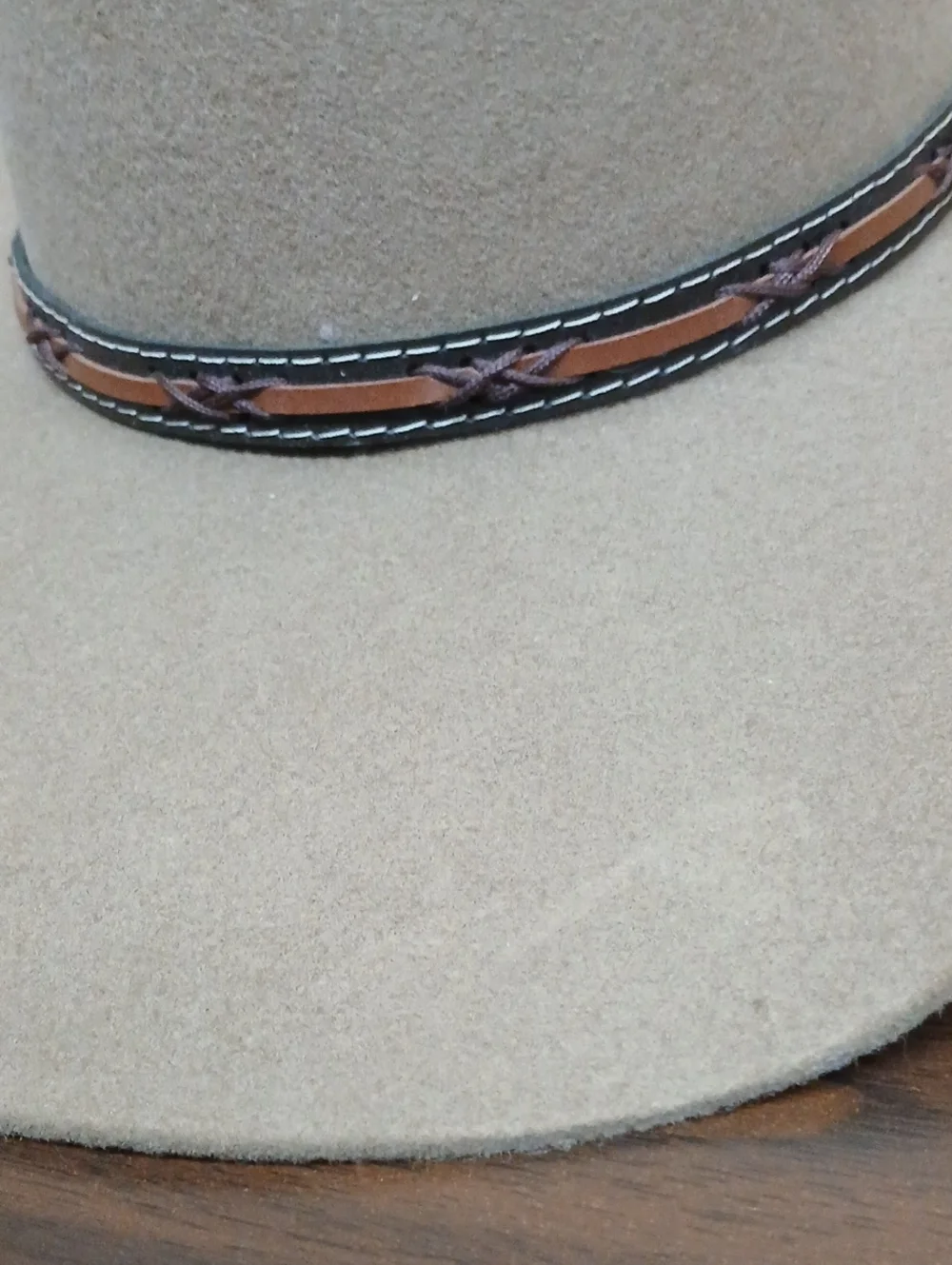 Justin Classic Men's Wool Tan Light Brown Cowboy Hat